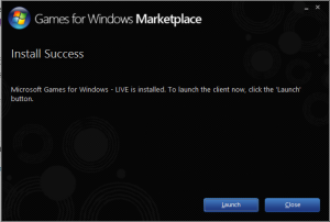 Games for Windows Marketplace
